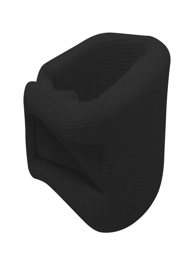 او تي سي طوق عنقي بدون وصفة طبية، مصنوع من إسفنج ناعم محيطي، دعامة للرقبة، أسود، عريض 3.5 بوصة، صغير - Image 4